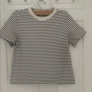 COS Monochrome Striped Top